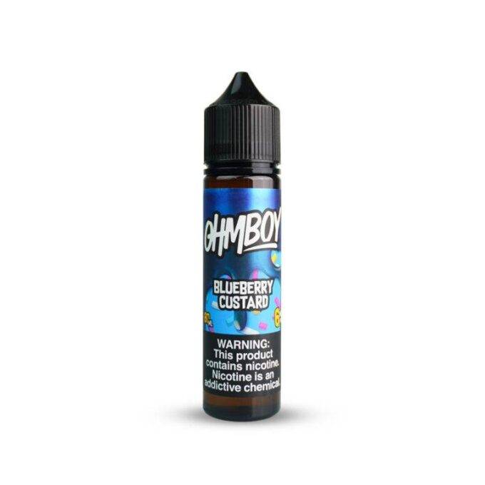 OHMBOY : BLUEBERRY CUSTARD-FREEBASE-60ML