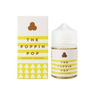 THE POPPIN POP : CARAMEL BUTTER POPCORN -FREEBASE-60ML