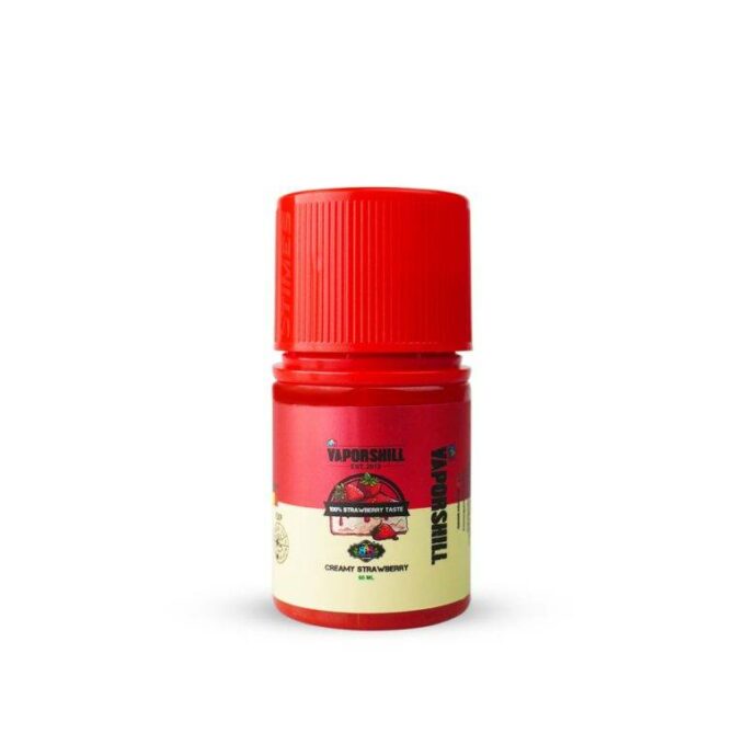 VAPORSHILL : CREAM STRAWBERRIES -FREEBASE-60ML