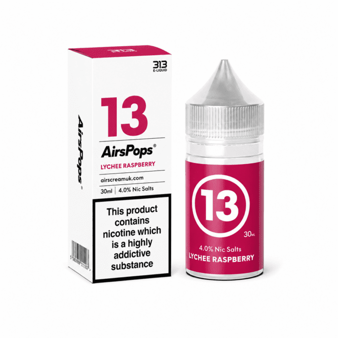 AIRSCREAM-NO.13-LYCHEE RASPBERRY-SALT-30ml-40MG