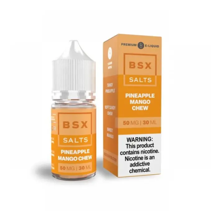 GLAS BASIX BSX NIC - PINEAPPLE MANGO CHEW -SALT-  30ML