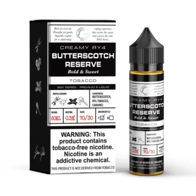 GLAS BASIX BSX SERIES - BUTTERSCOTCH RESERVE -FREEBASE-60ML