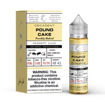 GLAS BASIX BSX SERIES - POUND CAKE - FREEBASE-60ML