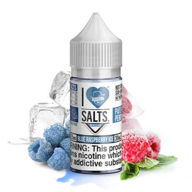 I LOVE SALTS BY MAD HATTER - BLUE RASPBERRY ICE - 30ML-25MG