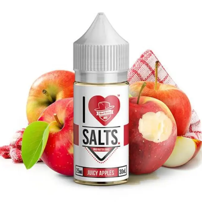 I LOVE SALTS BY MAD HATTER - JUICY APPLES - 30ML-25MG