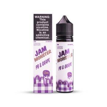 JAM MONSTER : PB AND GRAPE-FREEBASE-60ML-6MG