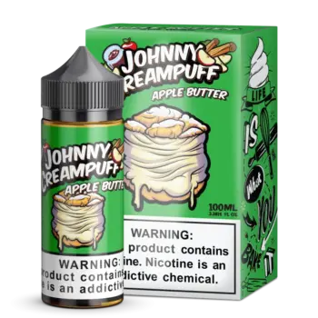 JOHNNY CREAMPUFF BY TINTED BREW - APPLE BUTTER - FREEBASE- 100ML-6MG