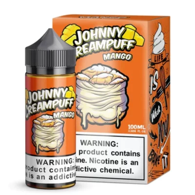 JOHNNY CREAMPUFF BY TINTED BREW - MANGO - FREEBASE-100ML