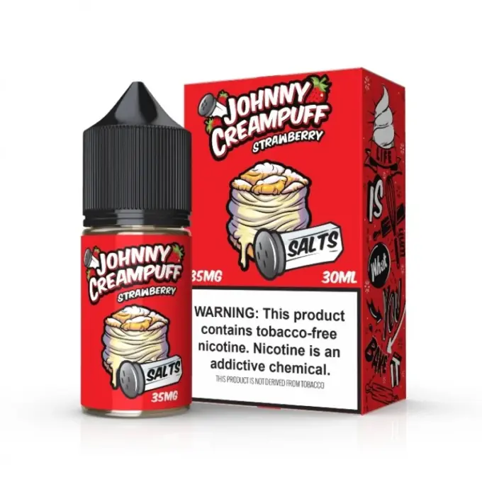 JOHNNY CREAMPUFF SALTS - STRAWBERRY CREAMPUFF - 30ML-35MG