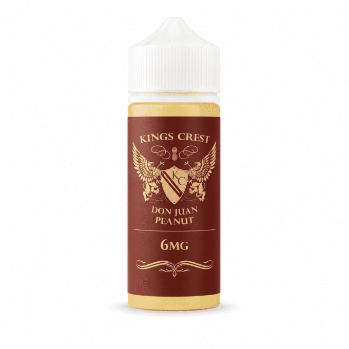 KINGS CREST-DON JUAN PEANUT-FREEBASE-120ML-6MG