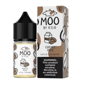 MOO E-LIQUIDS SALT BY KILO - COFFEE MILK - 30ML-30MG/50MG