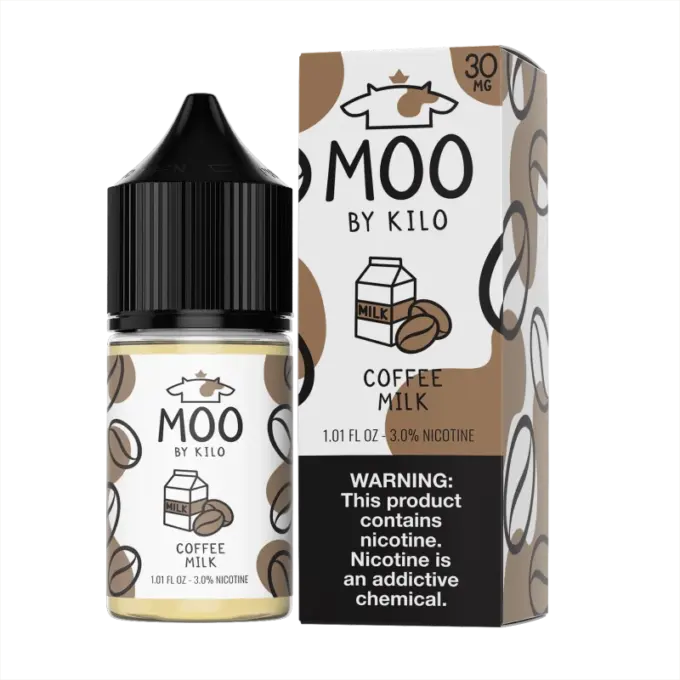 MOO E-LIQUIDS SALT BY KILO - COFFEE MILK - 30ML-30MG