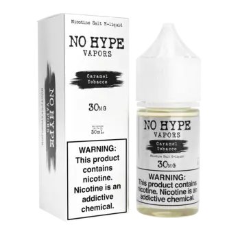 NO HYPE VAPORS SALT - CARAMEL TOBACCO - 30ML-30MG