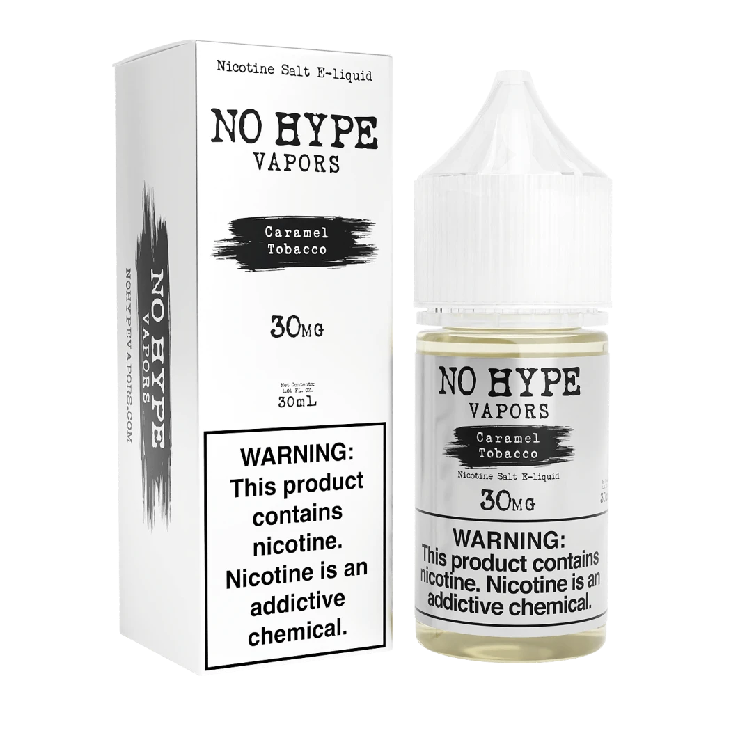 NO HYPE VAPORS SALT - CARAMEL TOBACCO - 30ML-30MG