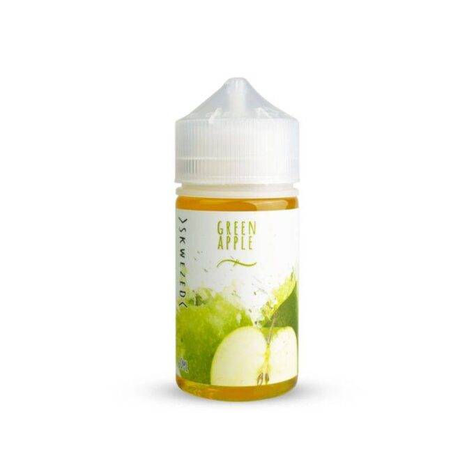SKWEZED : GREEN APPLE-FREEBASE-60ML