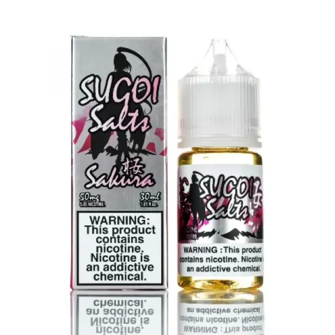SUGOI VAPOR BY YAMI VAPOR - SAKURA SALT - 30ML-35MG