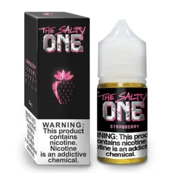 THE SALTY ONE NIC SALT ELIQUID - STRAWBERRY - 30ML-30MG
