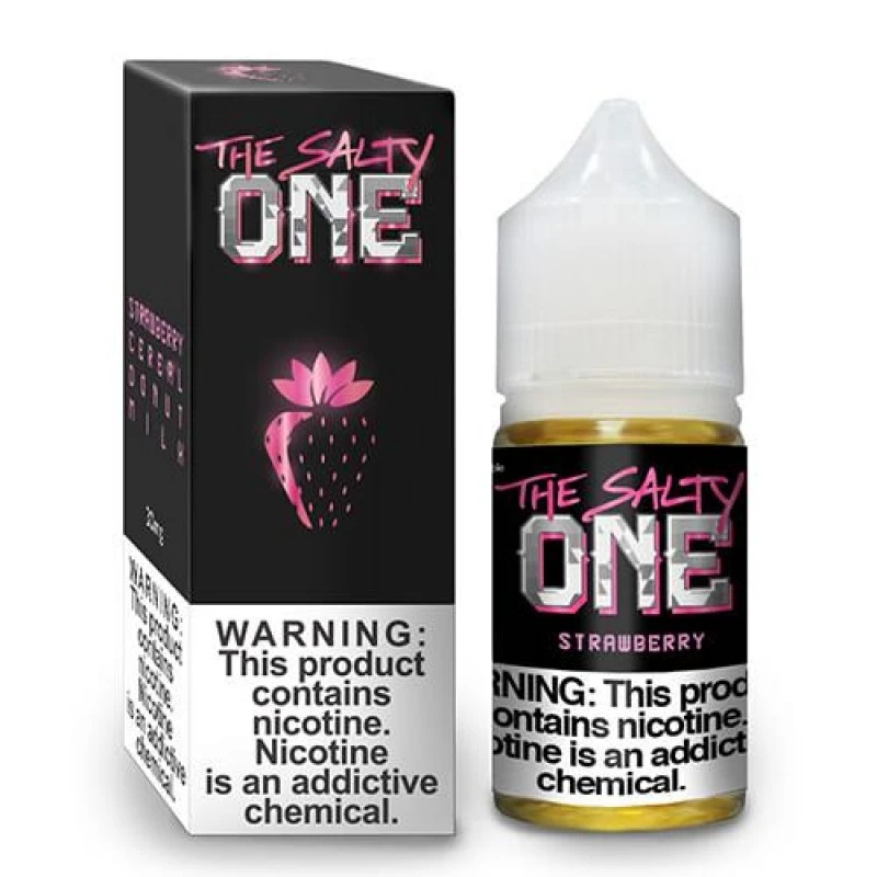 THE SALTY ONE NIC SALT ELIQUID - STRAWBERRY - 30ML-30MG