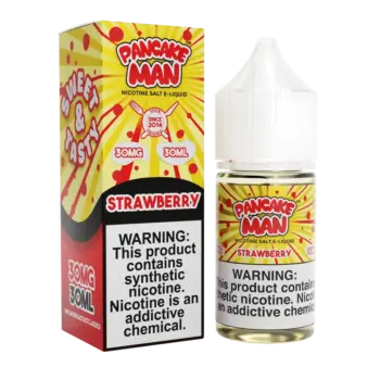 VAPE BREAKFAST CLASSICS SALT - PANCAKE MAN STRAWBERRY - 30ML-30MG