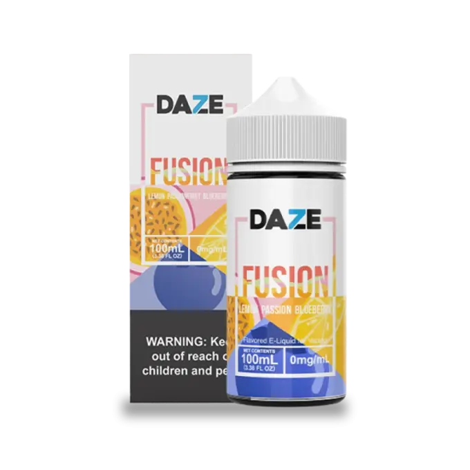 7DAZE FUSION TFN - LEMON PASSIONFRUIT BLUEBERRY - 100ML-6MG