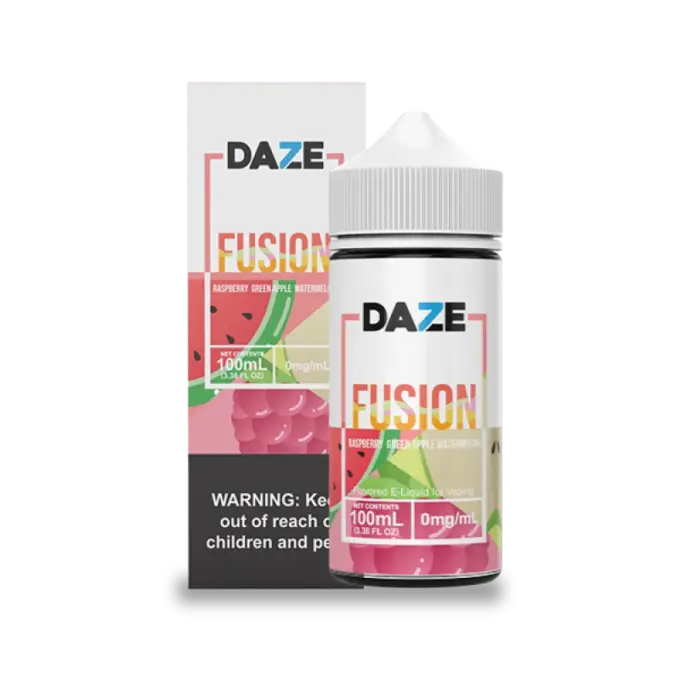 7DAZE FUSION TFN - RASPBERRY GREEN APPLE WATERMELON - 100ML-6MG