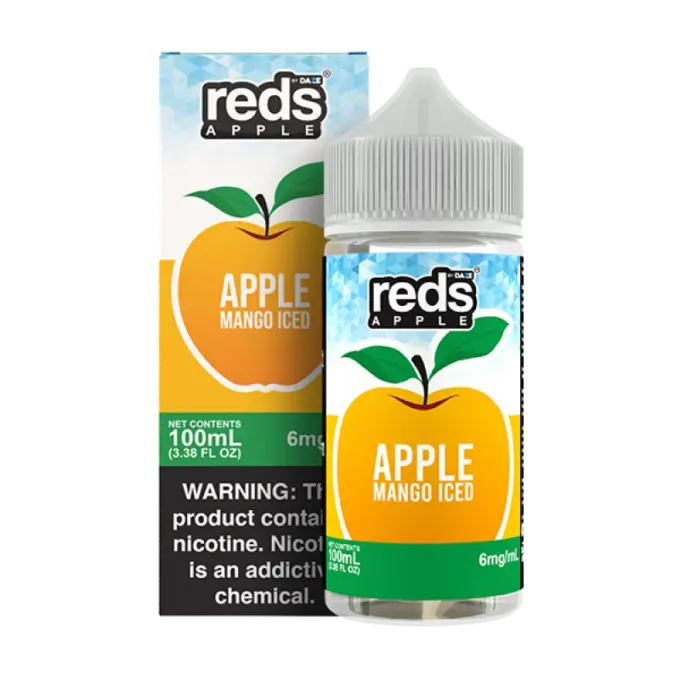 7DAZE REDS APPLE JUICE - MANGO ICED - 100ML-6MG
