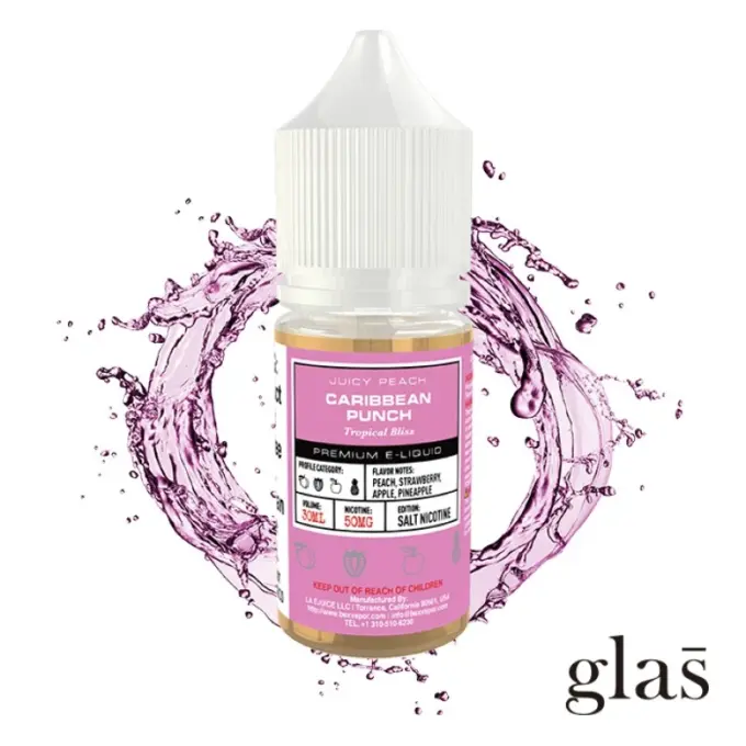 GLAS BASIX BSX NIC SALTS - CARIBBEAN PUNCH - 30ML-30MG