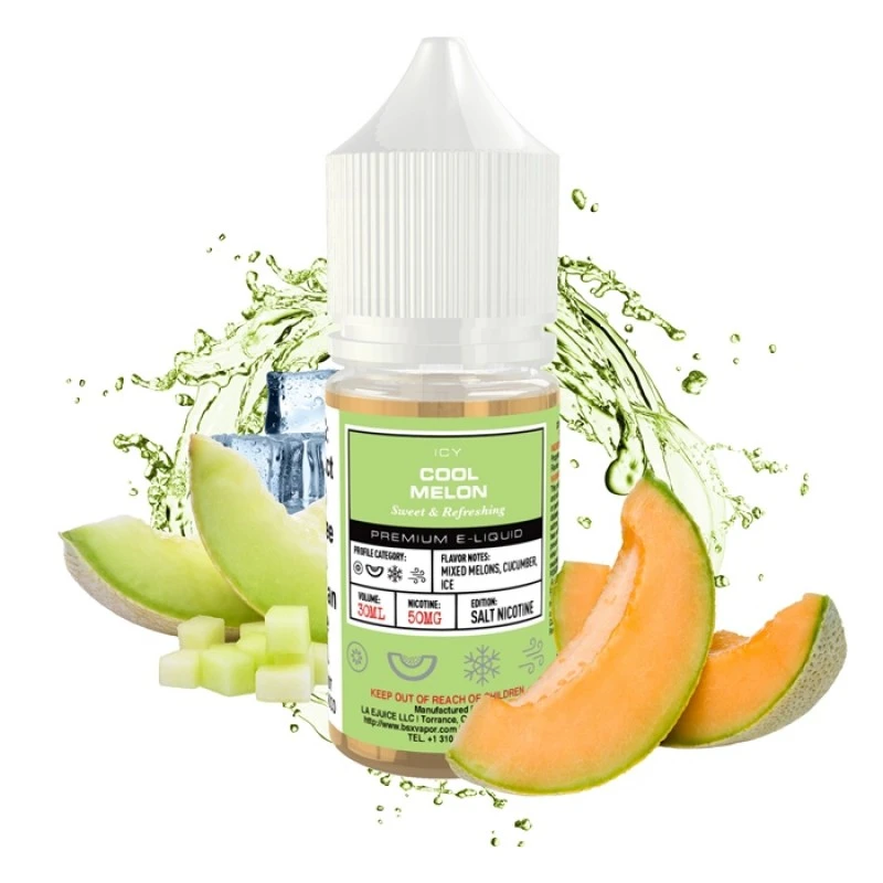 GLAS BASIX BSX NIC SALTS - COOL MELON - 30ML-30MG