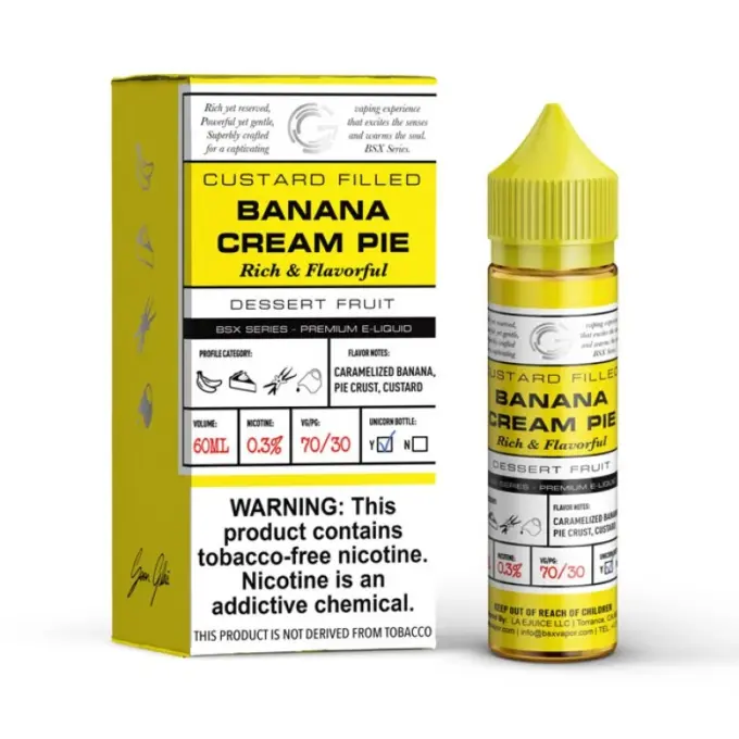 GLAS BASIX BSX SERIES - BANANA CREAM PIE - 60ML-6MG