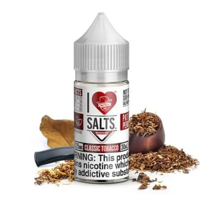 I LOVE SALTS BY MAD HATTER - CLASSIC TOBACCO - 30ML-25MG