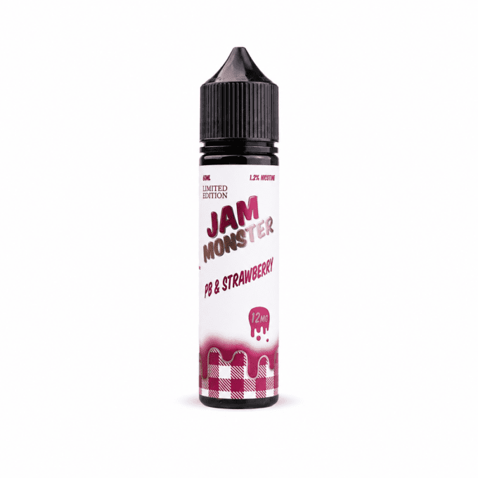 JAM MONSTER : PB AND STRAWBERRY-60ML-6MG（特价无售后）