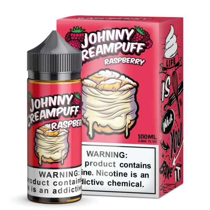 JOHNNY CREAMPUFF BY TINTED BREW - RASPBERRY - 100ML-6MG