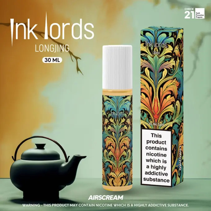 AIRSCREAM-INK LORDS LONGJING TEA-SALT-30ML