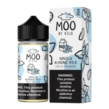 MOO E-LIQUIDS BY KILO - VANILLA ALMOND MILK - 100ML-6MG
