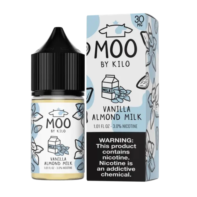 MOO E-LIQUIDS SALT BY KILO - VANILLA ALMOND MILK - 30ML