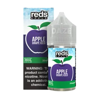 REDS 7DAZE SALT SERIES - 7DAZE GRAPE ICED - 30ML-30MG