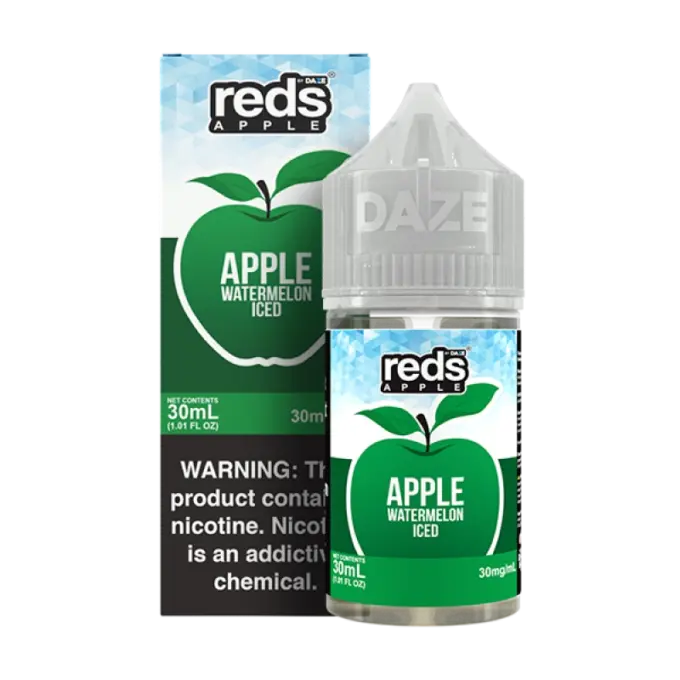 REDS 7DAZE SALT SERIES - 7DAZE WATERMELON ICED - 30ML-30MG