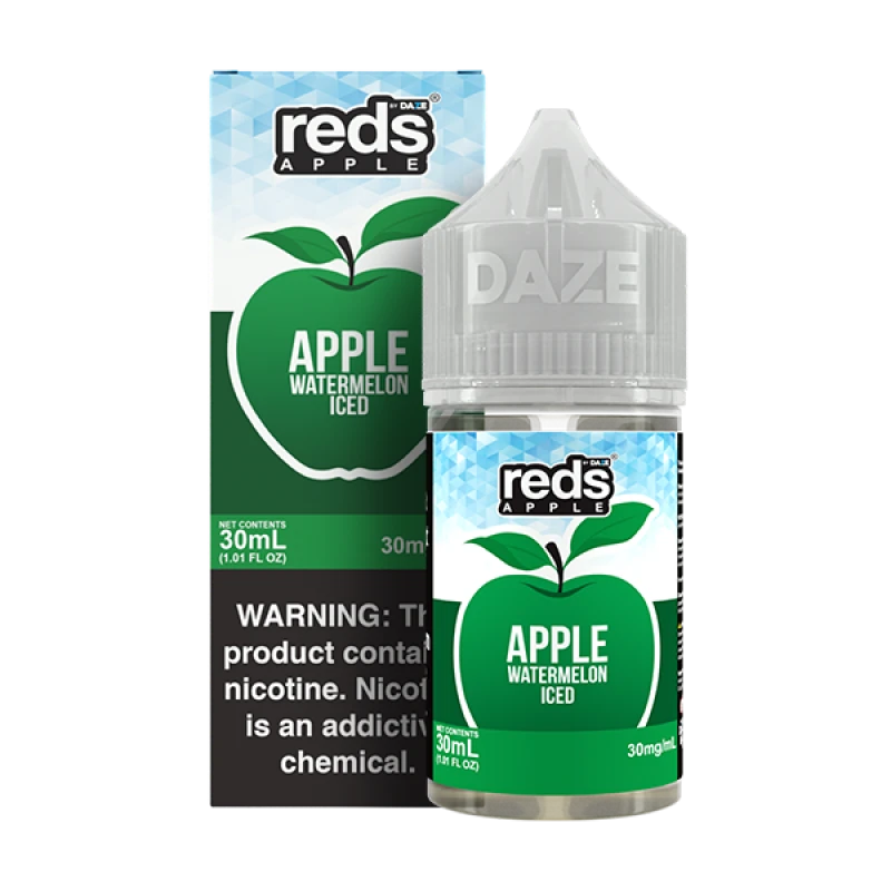 REDS 7DAZE SALT SERIES - 7DAZE WATERMELON ICED - 30ML-30MG