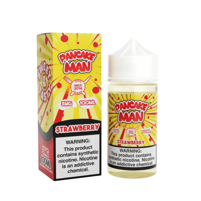 VAPE BREAKFAST CLASSICS - PANCAKE MAN STRAWBERRY - 100ML-6MG