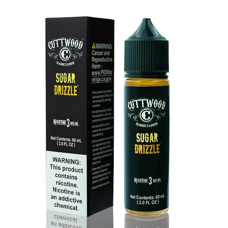 CUTTWOOD E-LIQUIDS - SUGAR DRIZZLE - 60ML-3MG/6MG