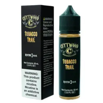 CUTTWOOD E-LIQUIDS - TOBACCO TRAIL - 60ML-6MG