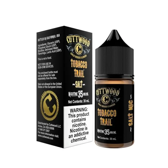 CUTTWOOD SALT - TOBACCO TRAIL - 30ML-35MG