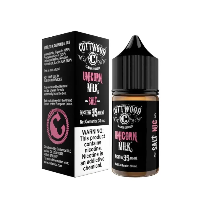 CUTTWOOD SALT - UNICORN MILK - 30ML-35MG/50MG