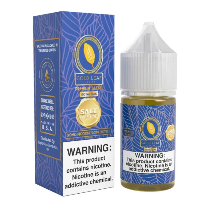 GOLD LEAF SALT - ROYAL OAK - 30ML