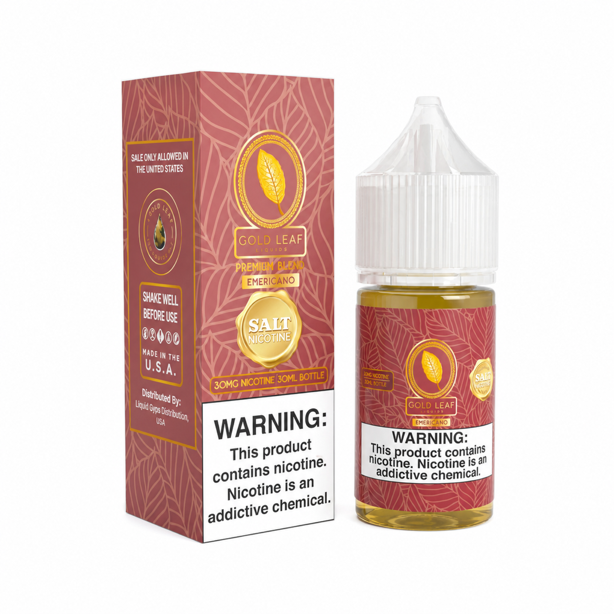 GOLD LEAF SALT - EMERICANO - 30ML