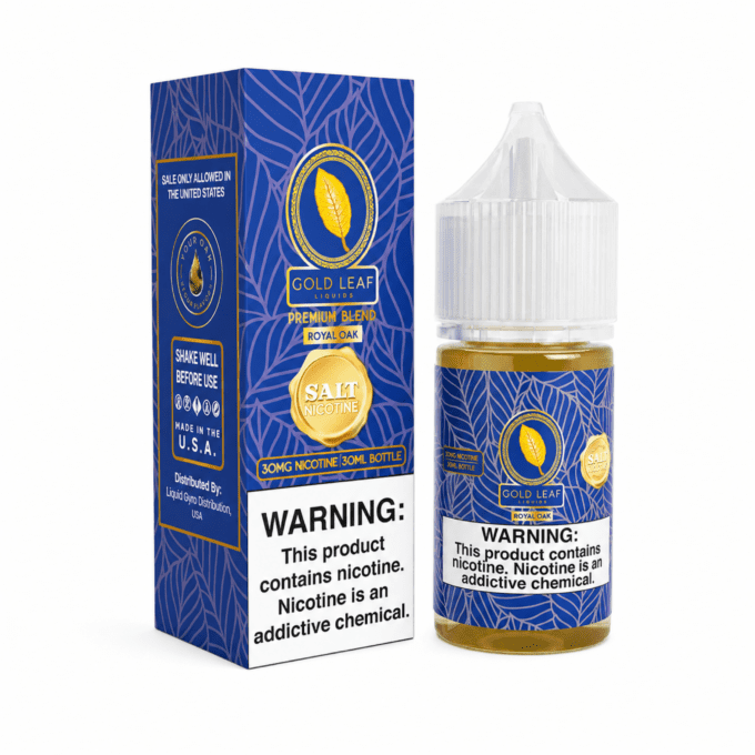 GOLD LEAF SALT - ROYAL OAK - 30ML