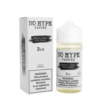 NO HYPE VAPORS - BUTTER PECAN ICE CREAM - 100ML-6MG