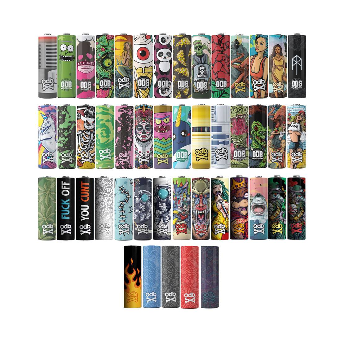 ODB-BATTERY WRAPS（4pcs）