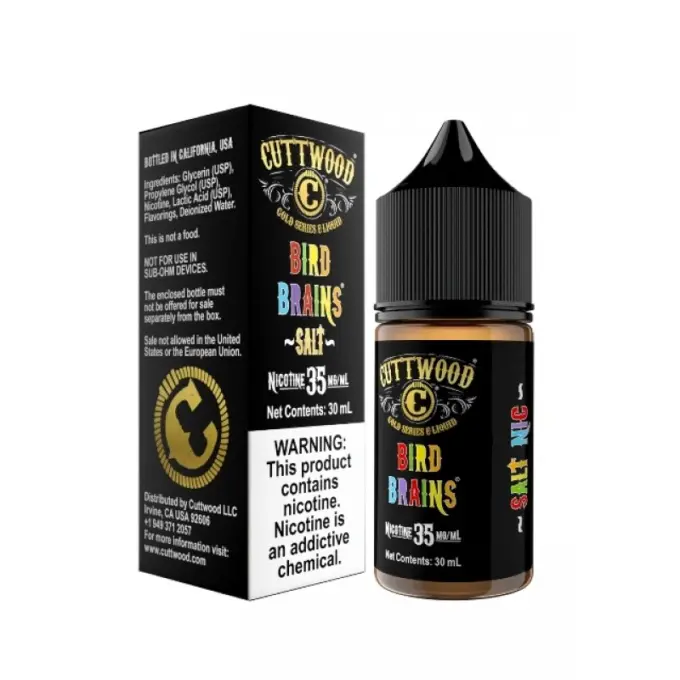 CUTTWOOD SALT - BIRD BRAINS - 30ML-35MG