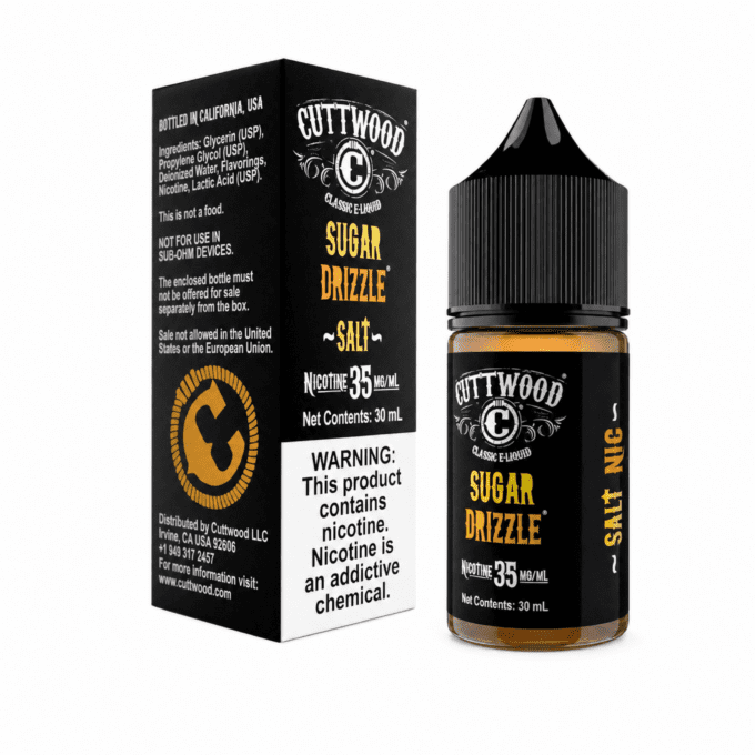 CUTTWOOD SALT - SUGAR DRIZZLE - 30ML-35MG